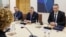 Predsjedavajući Predsjedništva BiH Denis Bećirović sa članom Predsjedništva Željkom Komšićem na sastanku u Briselu sa zamjenicom generalnog sekretara NATO-a