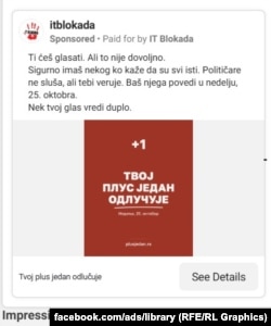 Plaćena objava grupe građana ITBlokada