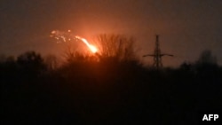 Ілюстраційне фото. Збиття «Шахеди» над Києвом, 14 листопада 2025 року