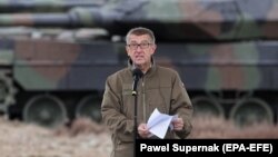 Andrej Babis la aniversarea Nato la Wesola lîngă Varșovia, 10 martie 2019