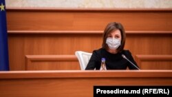 Președinta Maia Sandu la ședința Consiliului Suprem de Securitate, 21 ianuarie, 2021