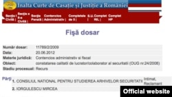 Decizia Înalței Curți de Casație și Justiție de la 20 februarie 2014