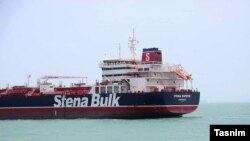 Бендер-Аббас портындағы британдық Stena Impero мұнай танкері.