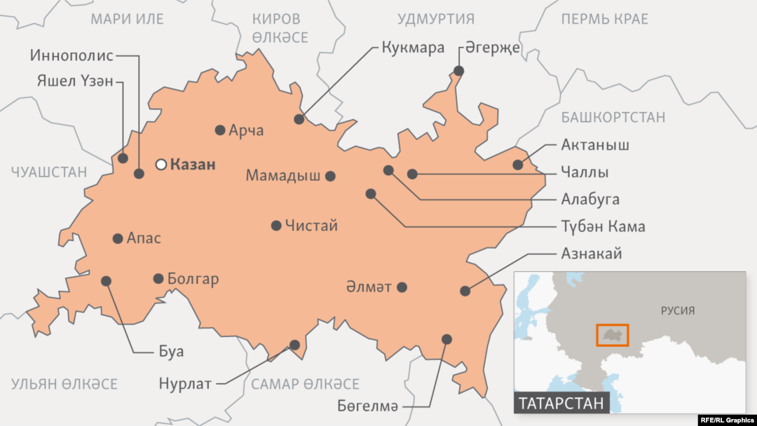 Татарстан харитасы