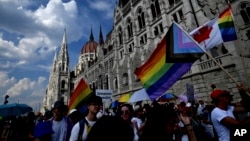 Члени та прихильники ЛГБТК-спільноти Угорщини в Будапешті (фото з архіву)