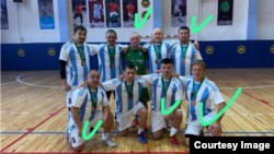 Ветераны сборной Казахстана среди глухих, которые погибли в ДТП на трассе Алматы — Бишкек в ночь на 2 декабря 2025 года. Фото из соцсетей вице-президента Национального сурдлимпийского комитета Казахстана Арсена Шакуова 