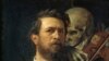 Арнольд Бёклін, «Аўтапартрэт са Сьмерцю, якая грае на скрыпцы» (1872)