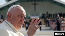 Папа римский Франциск в Нур-Султане. 14 сентября 2022 года