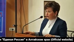 Представитель губернатора и правительства Алтайского края в региональном Заксобрании Стелла Штань