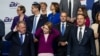 EU foreign policy chief Kaja Kallas (front center) and European foreign ministers prepare to pose for a photo at the informal Gymnich council held in Warsaw in May 2025. This year's event takes place in Ireland on September 1-2 and is expected set out EU strategy ahead of the United Nations General Assembly later this month.