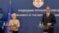 Predsednica Evropske Komisije Ursula fon der Lajen (von der Leyen) i predsednik Srbije Aleksandar Vučić, u Beogradu, Srbija, 15. oktobar 2025.