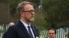 Daniel Koski, otpravnik poslova Ambasade SAD-a u BiH, u Srebrenici 15. 4. 2025.