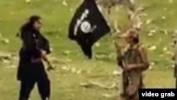 ارشیف، په ننګرهار ولایت کې د داعش د غړو یو انځور