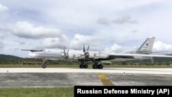 A Russian Tu-95 bomber (file photo)