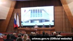 Заседание российского парламента Крыма 30 апреля 2021 года