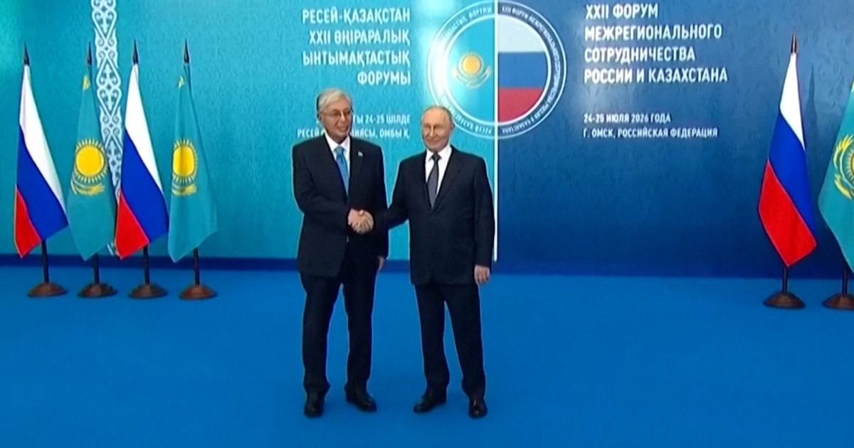 During Talks With Putin, Kazakh Leader Urges Freeze in Ukraine War