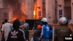 Пожар в Доме профсоюзов в Одессе 2 мая 2014 года