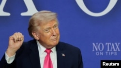 دونالد ترامپ رئیس‌جمهور ایالات متحده در لاس وگاس