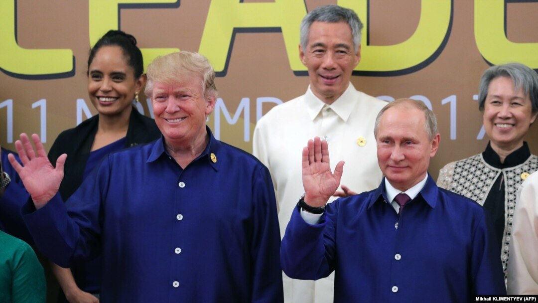 Дональд Трамп жана Владимир Путин Вьетнамдагы саммитте