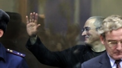 Михаил Ходорковский в ходе оглашения приговора Хамовнического суда Москвы, 30 декабря 2010 года.