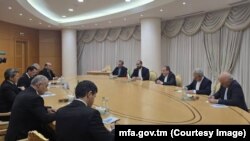23 июня министр иностранных дел Ирана Аббас Арагчи посетил Туркменистан. Ашхабад. 