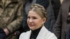 Former Prime Minister Yulia Tymoshenko appears in court in Kyiv on January 16.