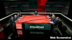 დებატები „რუსთავი2“-ის ეთერში