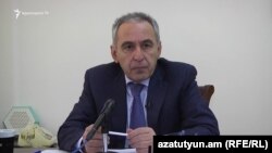 ՀՀԿ պատգամավոր, ԱԺ սոցիալական հանձնաժողովի նախագահ Հակոբ Հակոբյան, 30-ը նոյեմբերի, 2017 թ․ 