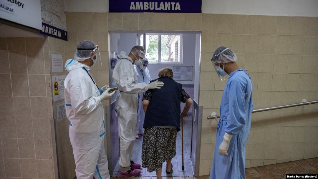 Detalj iz Kliničko-bolničkog centra Bežanijska kosa u Beogradu