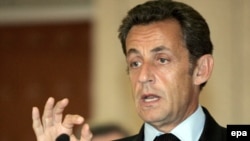 French President Nicolas Sarkozy