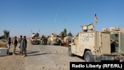 Afghan National Army during an operation in Helmand Province