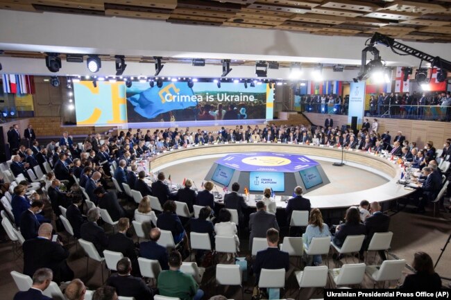 Учасники інавгураційного саміту «Кримської платформи». Київ, 23 серпня 2021 року