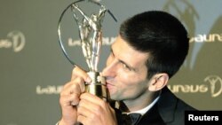 Теннисист из Сербии Новак Джокович получил премию Laureus в 2012 году