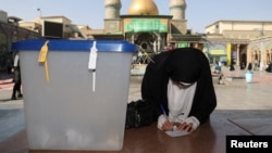 All four candidates on the ballot have been vetted and approved by the Guardians Council, an unelected watchdog whose members are directly and indirectly appointed by Supreme Leader Ayatollah Ali Khamenei.
