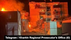 Последствия ночного ужара по Харьковской области
