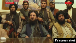 Талибанци во претседателската палата во Авганистан