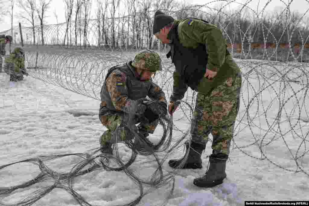 Будівництво інженерних загороджень на Куп’янському напрямку