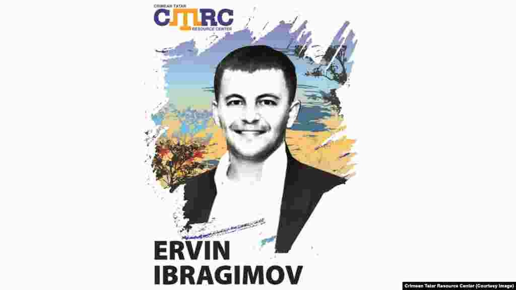 Ervin İbragimov 2016 senesi mayıs 26-nda Bağçasarayda belli olmağan şahıslar tarafından alıp qaçıldı. Videoközetüv kamerası, Rusiye yol inspektorları uniformasını kiygen eki kişiniñ, İbragimovnıñ maşinasını toqtatıp, onı öz mikroavtobuslarına zornen kirsetkenlerini qayd etti