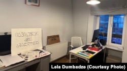 მზია ამაღლობელის სამუშაო ოთახი გაზეთ "ბათუმელების" რედაქციაში