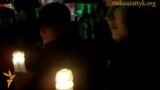 В Уральске зажгли свечи в память о Жанаозене