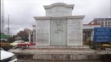 The former monument to Alisher Navoi in Mazar-e Sharif, Afghanistan.