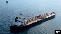 The tanker Boracay, one of hundreds of ships believed to be in Russia's so-called "shadow fleet." (file photo)