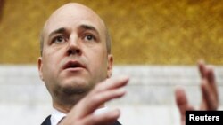 Swedish Prime Minister Fredrik Reinfeldt