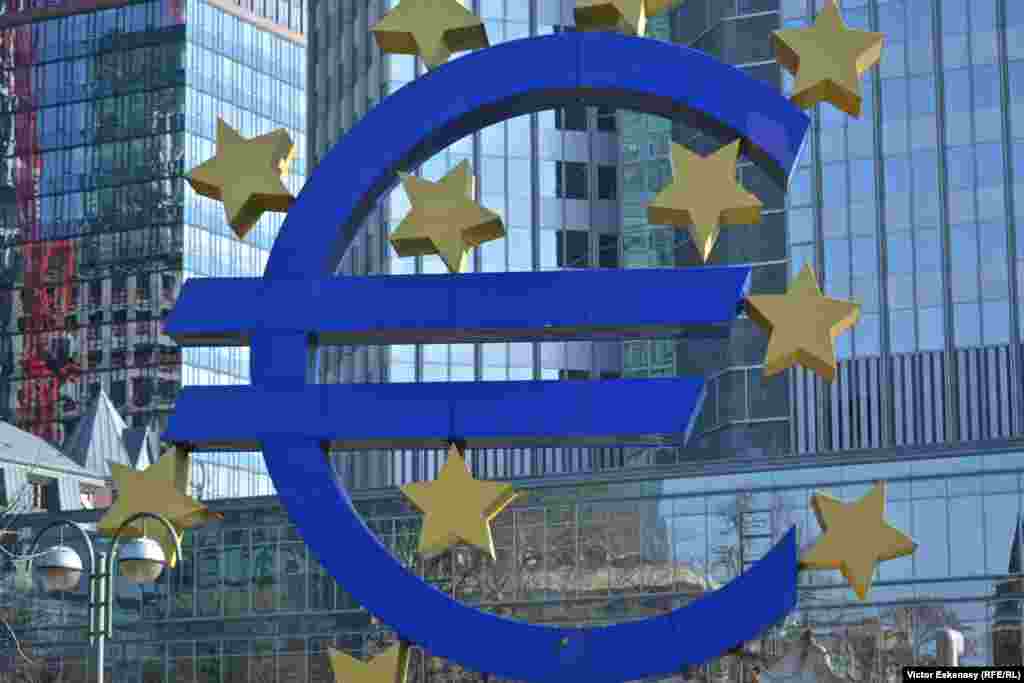 Sediul Băncii Central Europene de la Frankfurt pe Main