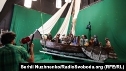 Зйомки українського фантастичного фільму в Києві, 7 травня 2018 року