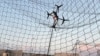 Israel -- Drone in a protective net in Israel 