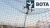 Israel -- Drone in a protective net in Israel 