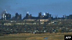 Pamje e qytetit Mariupol në Ukrainë