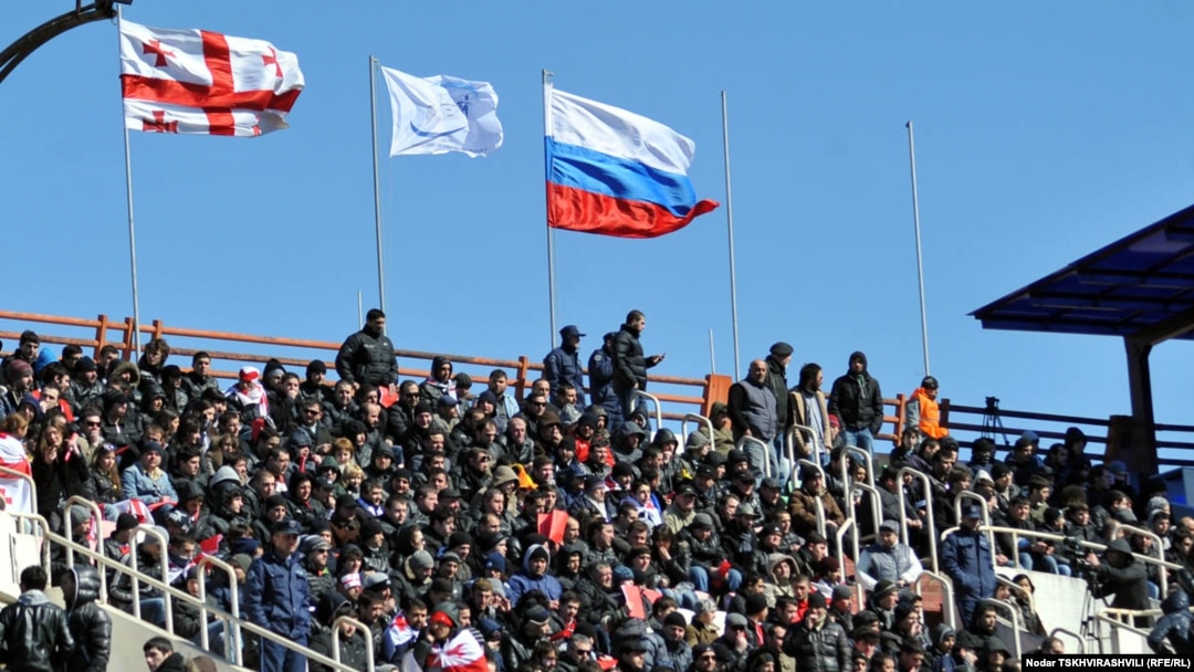 Georgia -- The Georgian rugby team has defeated Russia 46:0 in the fifth tour of the 2012 European National Cup, Tbilisi, 17Mar2012