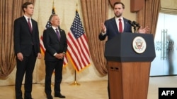 Պակիստան- ԱՄՆ փոխնախագահ Ջեյ Դի Վենսի ճեպազրույցը բանակցություններից հետո, Իսլամաբադ, 12-ը ապրիլի, 2026թ. 